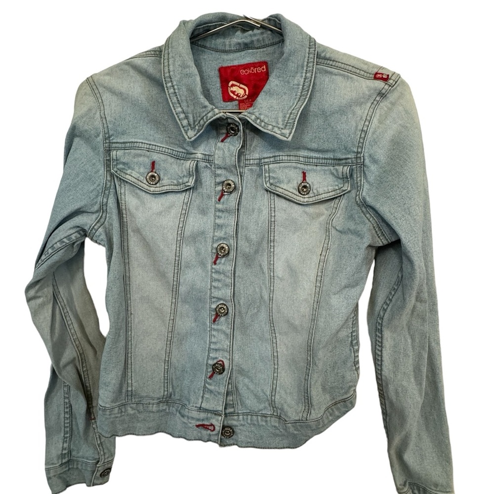 Vintage Marc Ecko Red Retro Women’s S 90s Jean Jacket